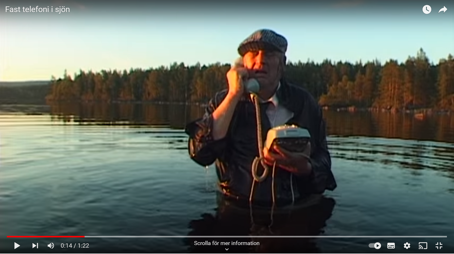 Fast telefoni i sjön – sevärd kortfilm!