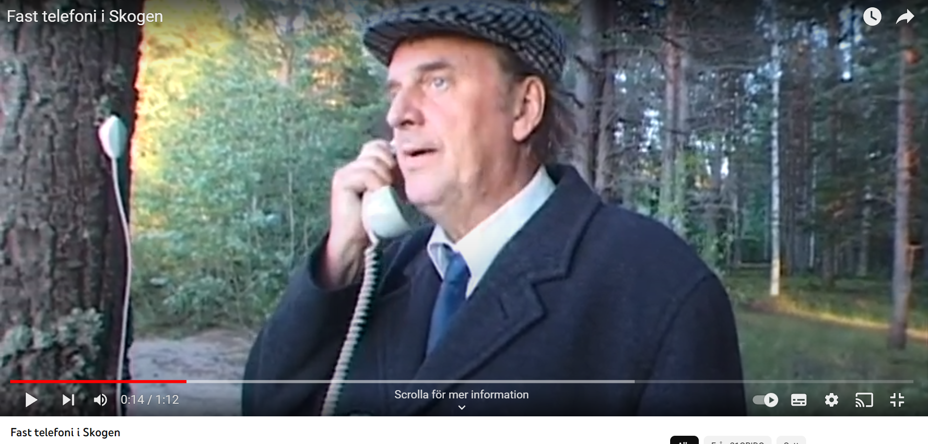 Fast telefoni i Skogen – sevärd kortfilm!